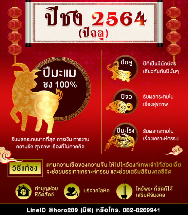 ปีชง 2564 เตือนการเงิน-สุขภาพ-เคราะห์กรรม เผยวิธีแก้ชง-แก้เคล็ด